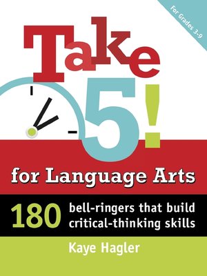 cover image of Take Five! for Language Arts